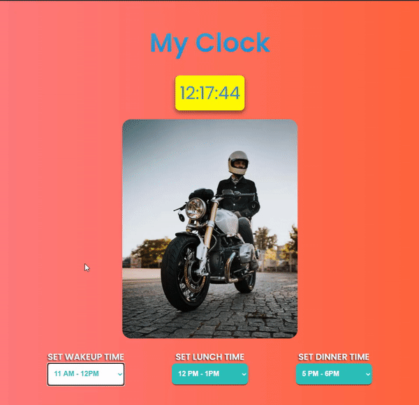 GitHub - kishore007k/JS_Clock: An alarm clock application created using ...
