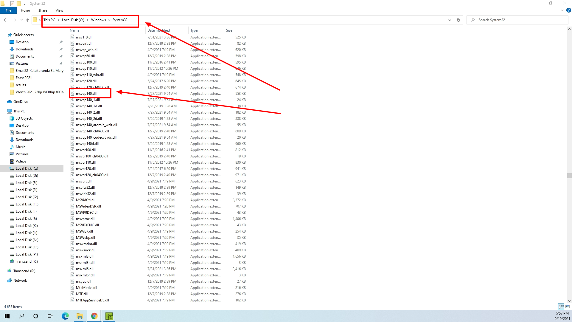Microsoft Visual C++ Redistributable is not installed, this may lead to