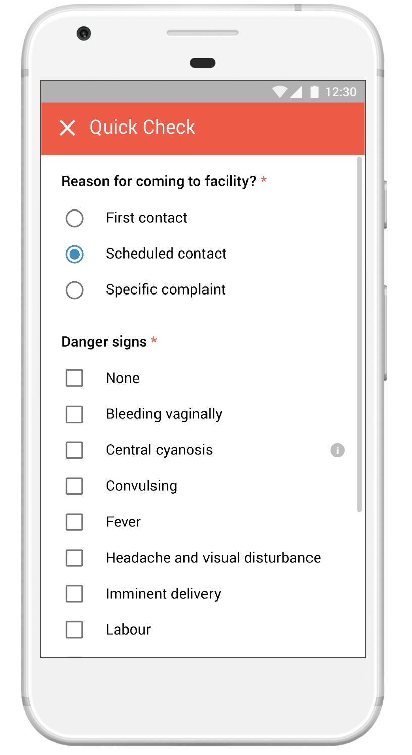 Implement Quick Check page in contact workflow · Issue #40 · opensrp ...