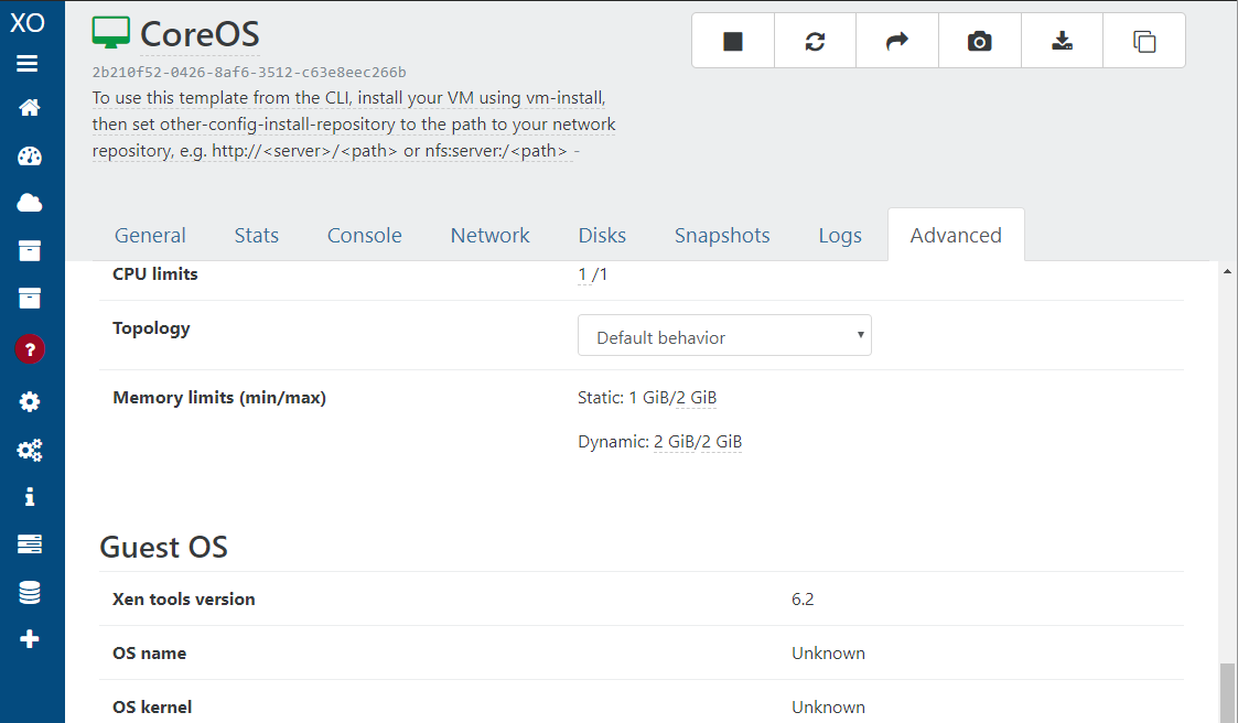 XO not showing Container tab in a CoreOS VM · Issue #62 · xcp-ng/xcp ...