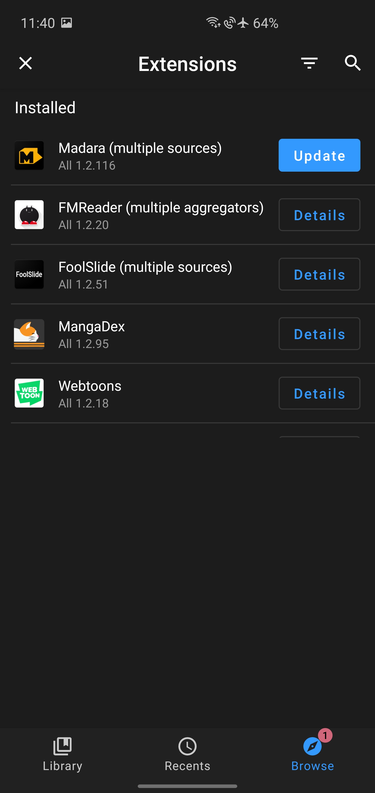 [Bug] Extensions screen bug · Issue #540 · Jays2Kings/tachiyomiJ2K · GitHub