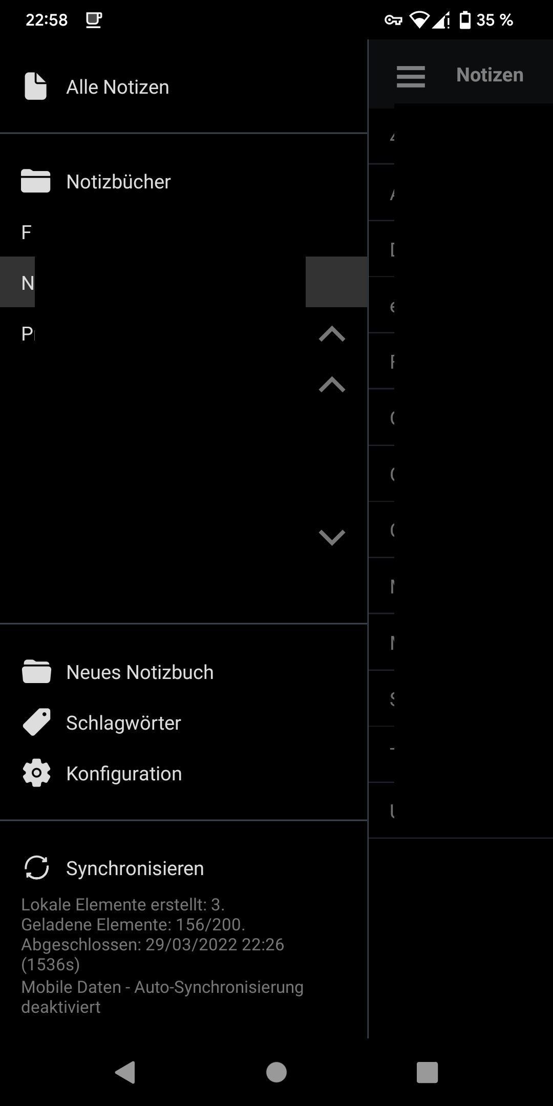 Android App incomplete Sync · Issue #6347 · laurent22/joplin · GitHub