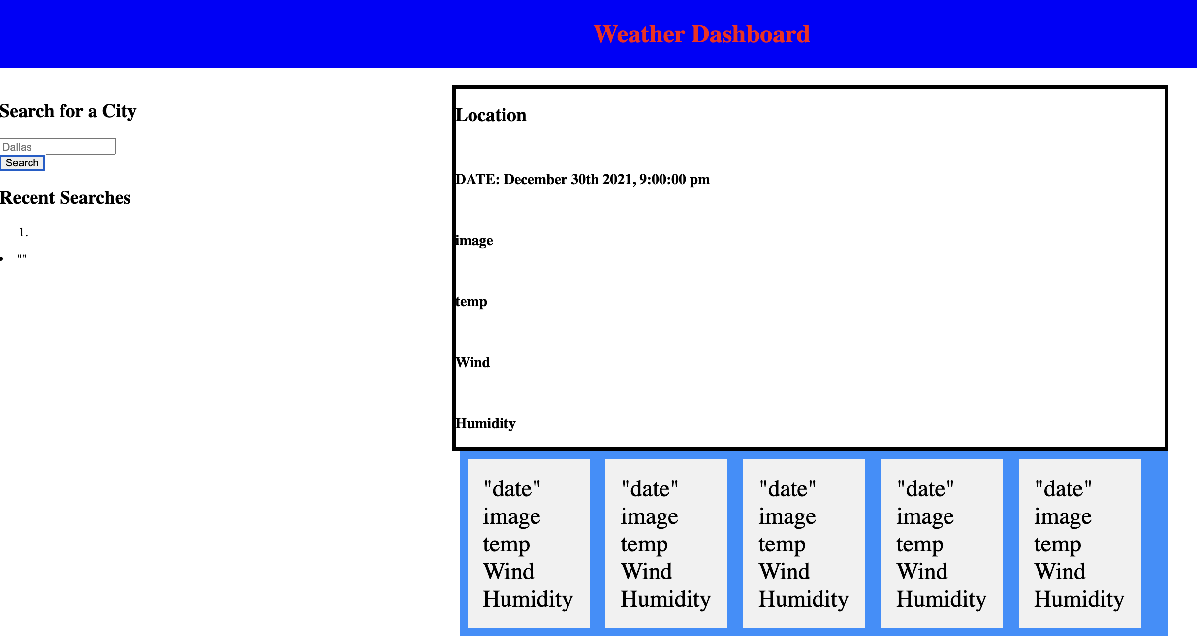 GitHub - Ddorto1/Weekly-Challenge-6-Weather-Dashboard