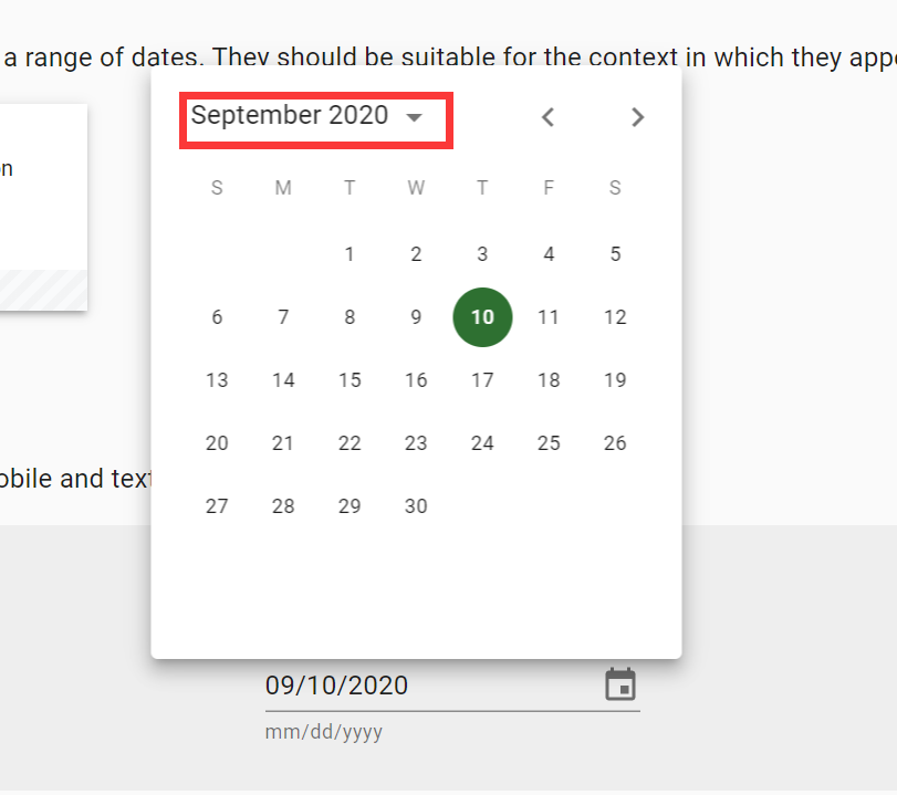 Date Range Picker Allow User To Select Year Issue 2107 Mui