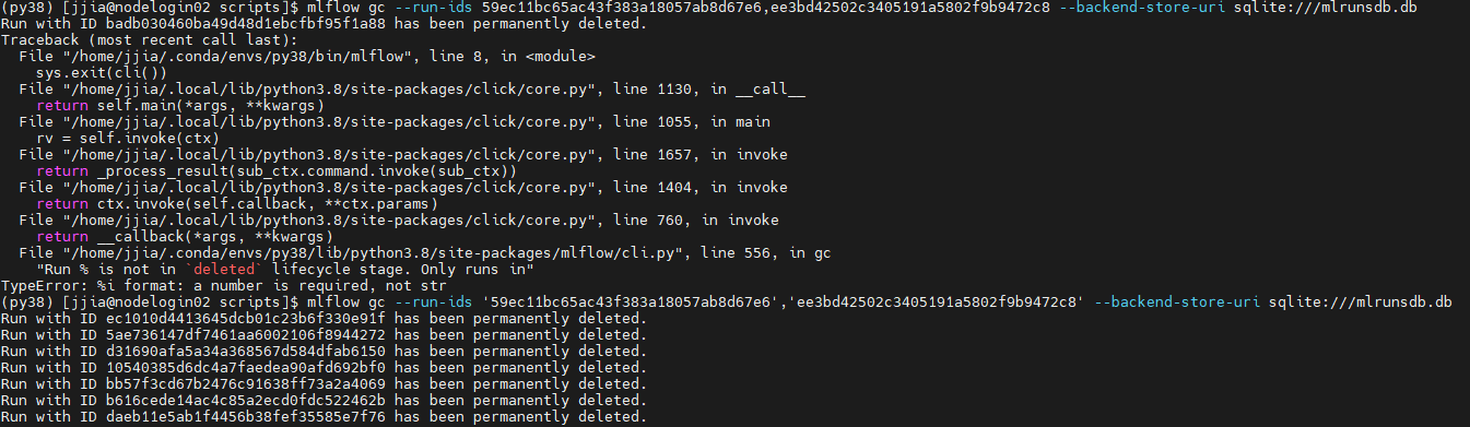[BUG] mlflow gc permanently deleted the wrong runs? · Issue #8207 ...