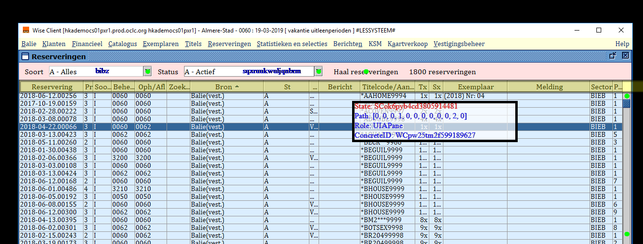 Schermafbeelding 2019-04-25...
Column headers are not recognized as an action for sorting the rows or moving to an other place in the list. ![Schermafbeelding 2019-03-19 om 13 59 42