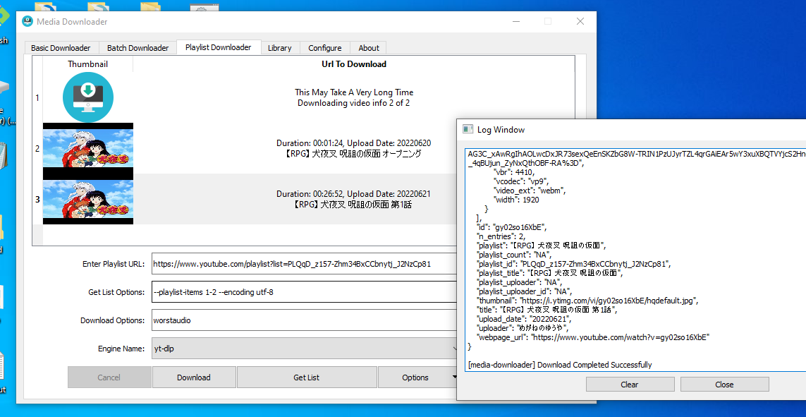 japanese file names do not correctly in the playlist title on Windows ...