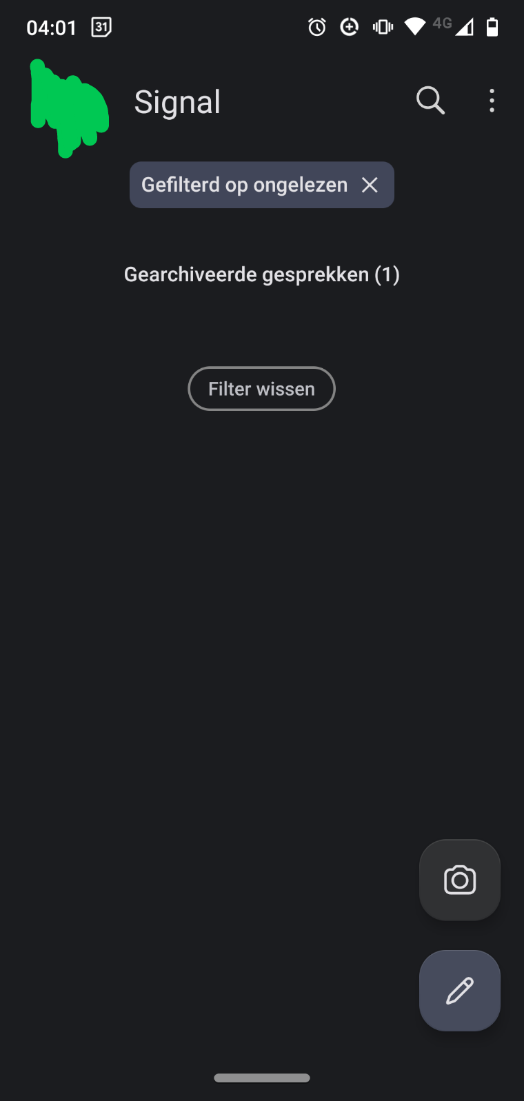 1 unread but not listed when filtering on unread · Issue 12890