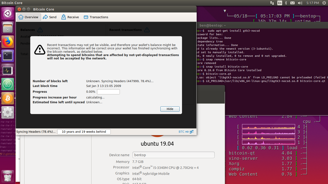 Snap install on Unity UI has qt menu bar missing · Issue #20 · bitcoin-core /packaging