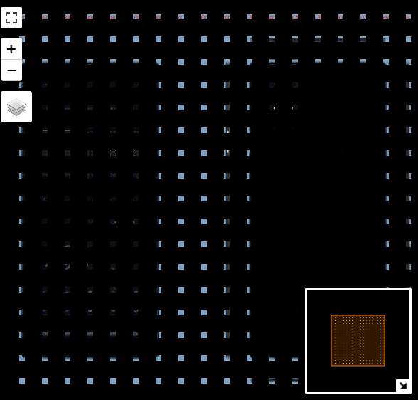 Gdal2tiles small non adjacent square issue tiling output with large