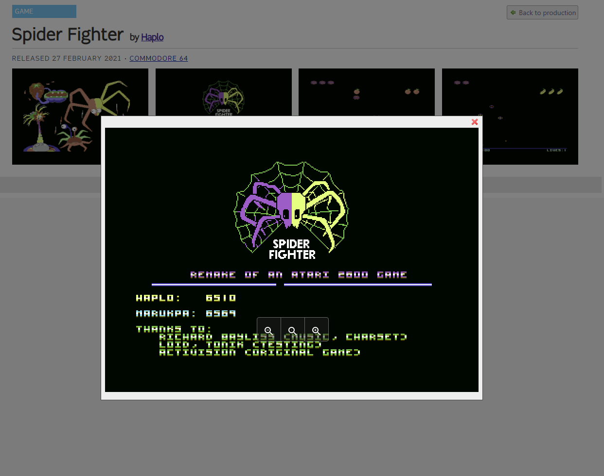 all screenshots page