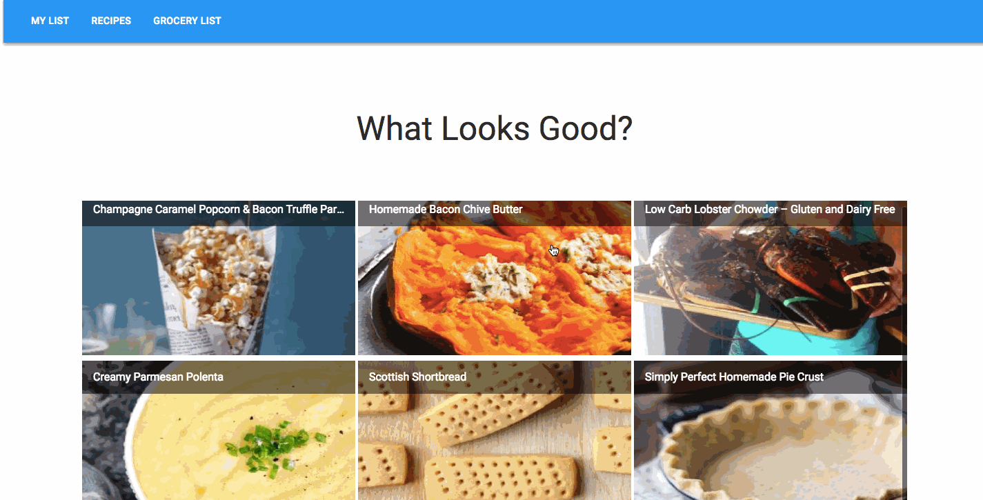 GitHub - pearllaw/optimized-cooking: A JavaScript web app for budget ...