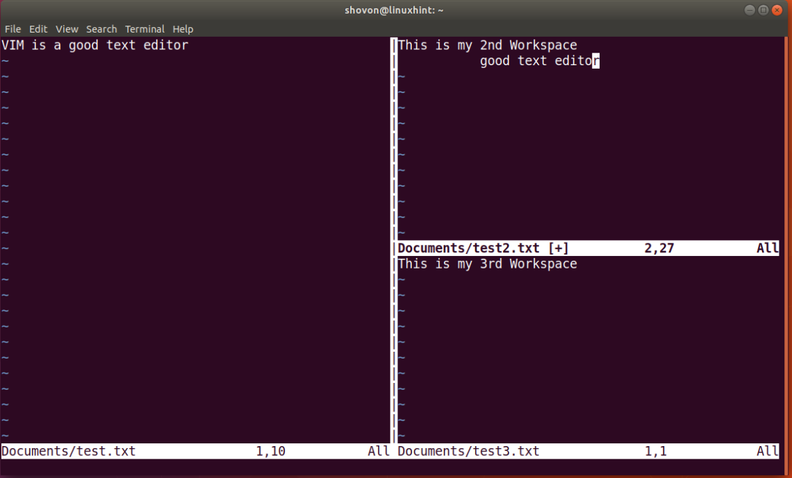 Split linux