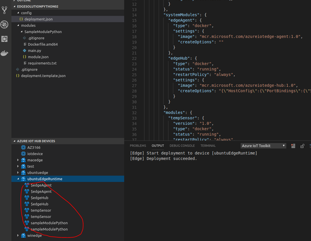 module will repeat display in the Edge device after create twice ...