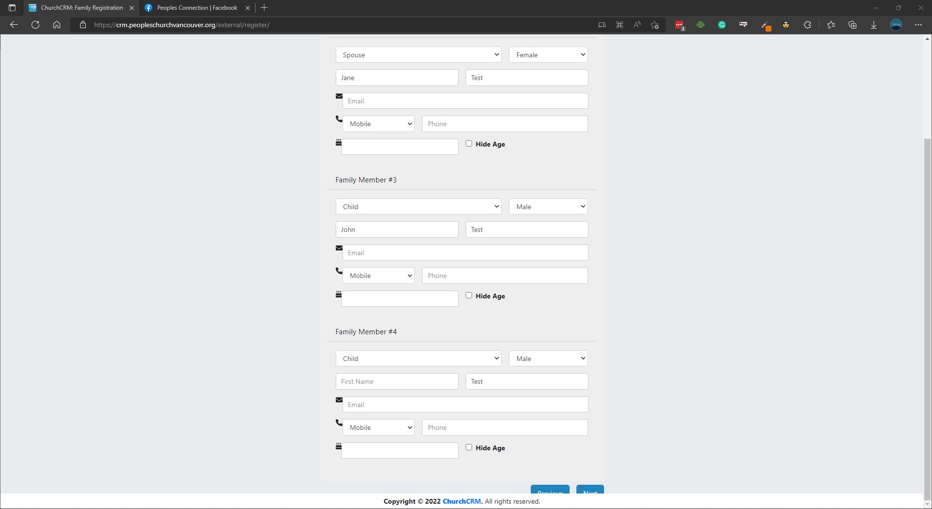 CRM Register Problem Bottom