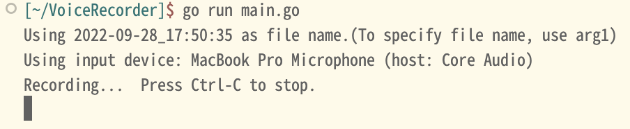 GitHub - abbychau/voice-recorder: a command line voice recorder for mac
