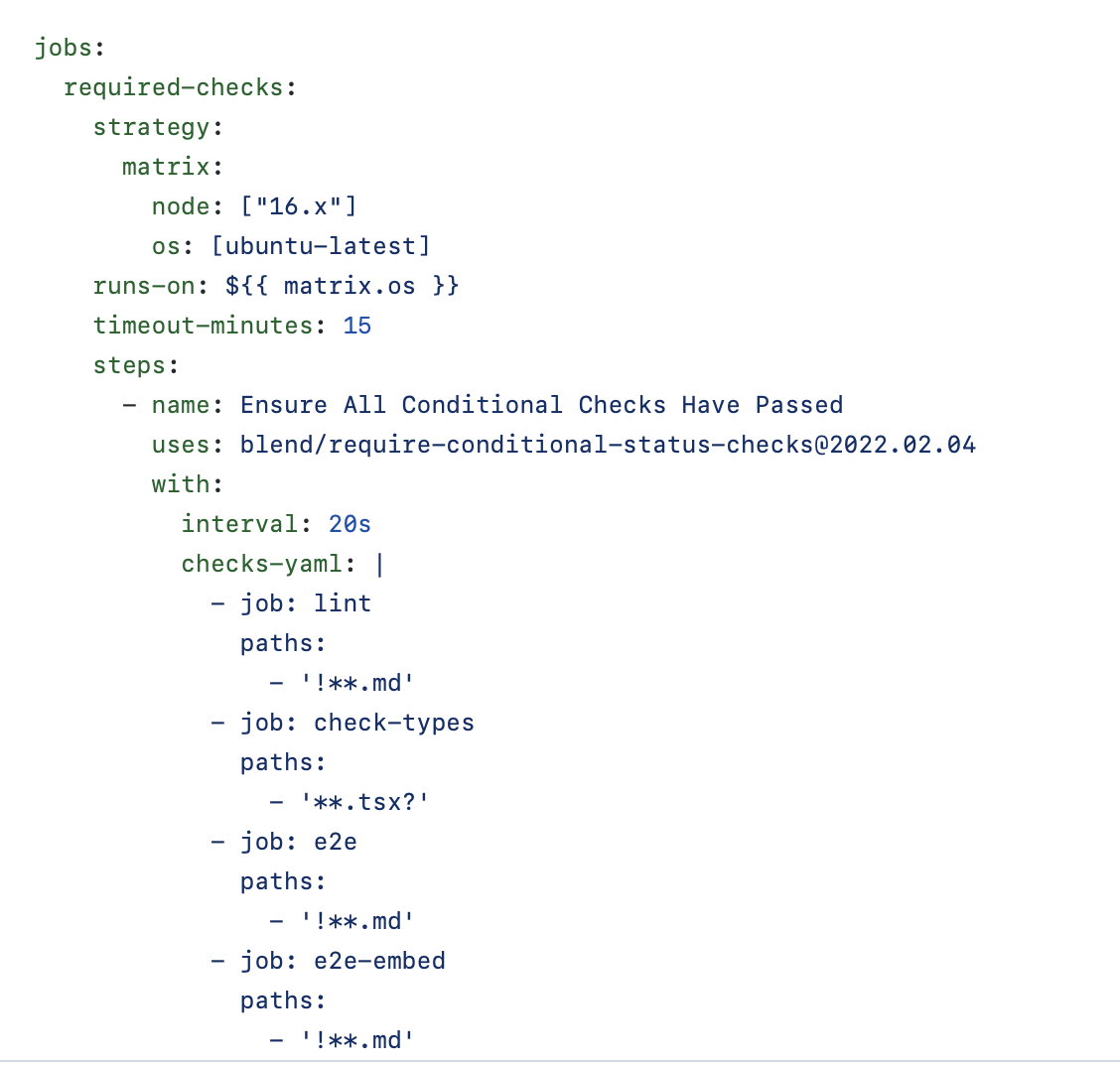 Support `paths` Github Filter pattern · Issue 10 · blend/require