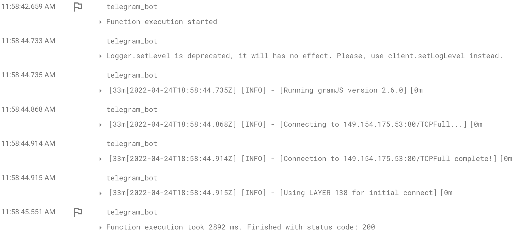 How do I change the log level? · Issue #305 · gram-js/gramjs · GitHub