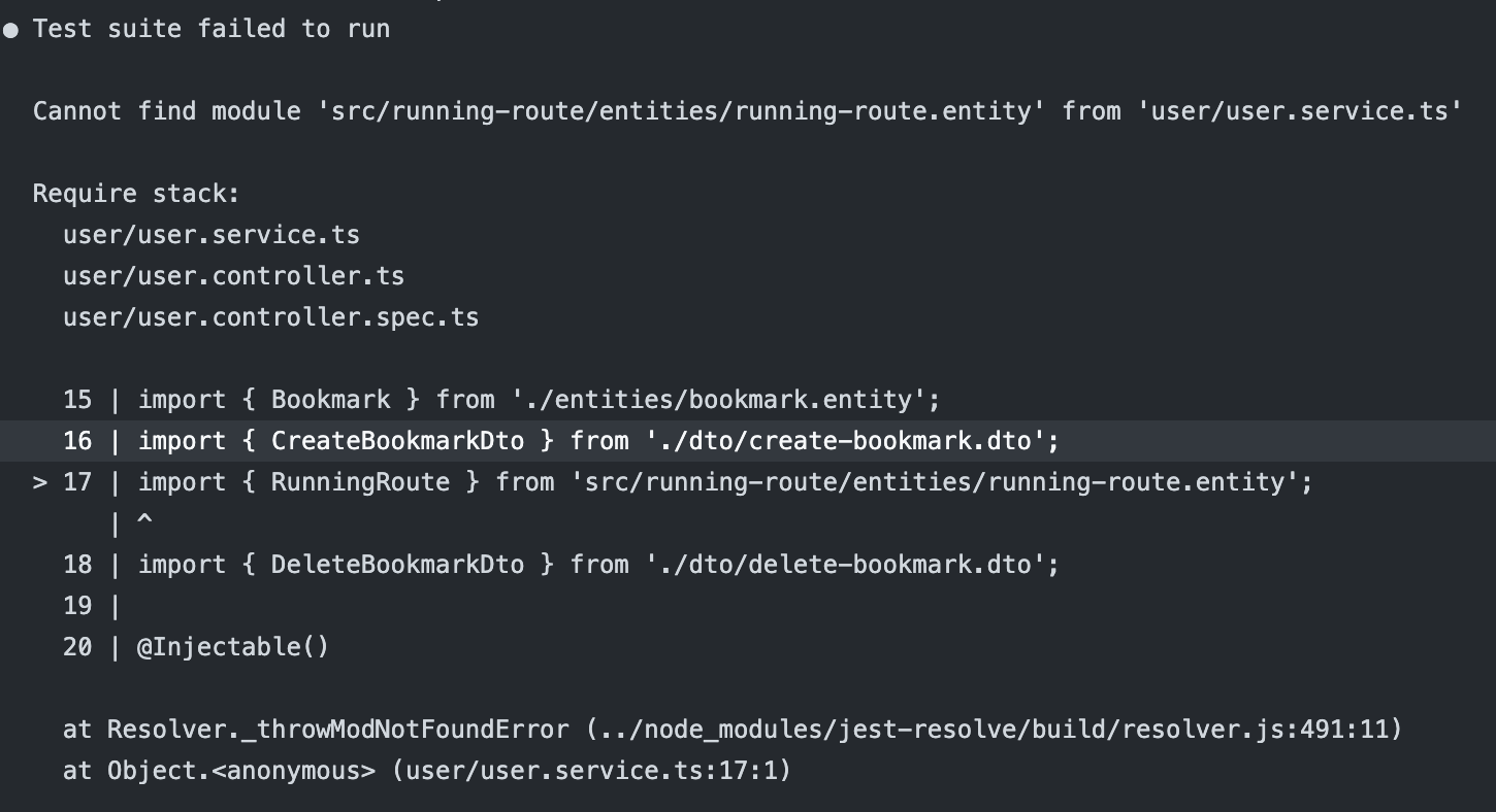 fix(test) : test code fix · Issue #57 · dnd-side-project/dnd-7th-7 ...