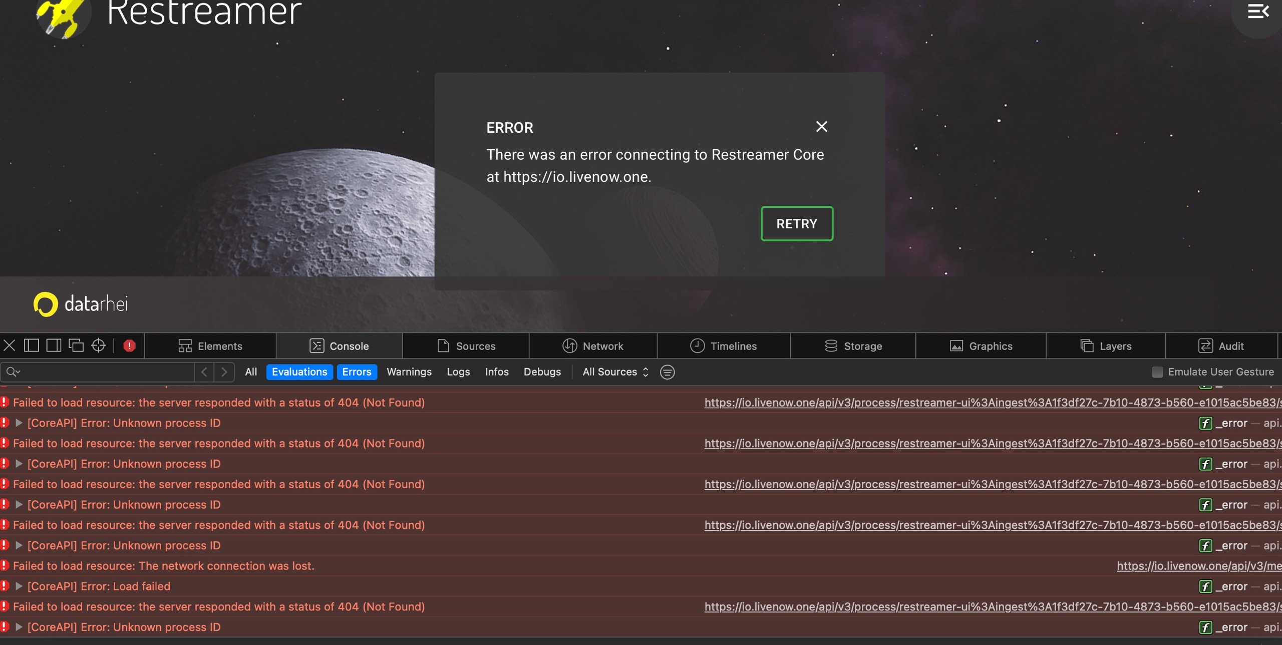 Failed to load resource: the server responded with a status of 404 ...