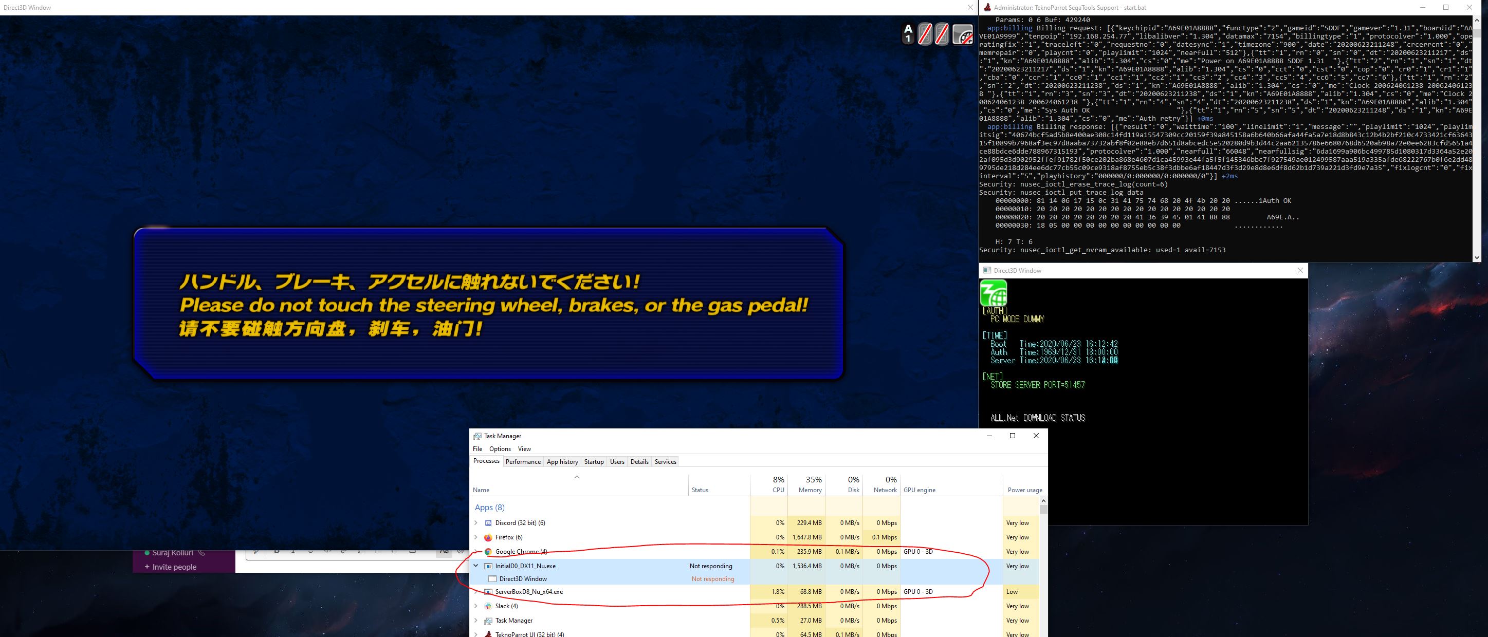 Initial D 6, 7, 8 and Zero crashes when launching · Issue
