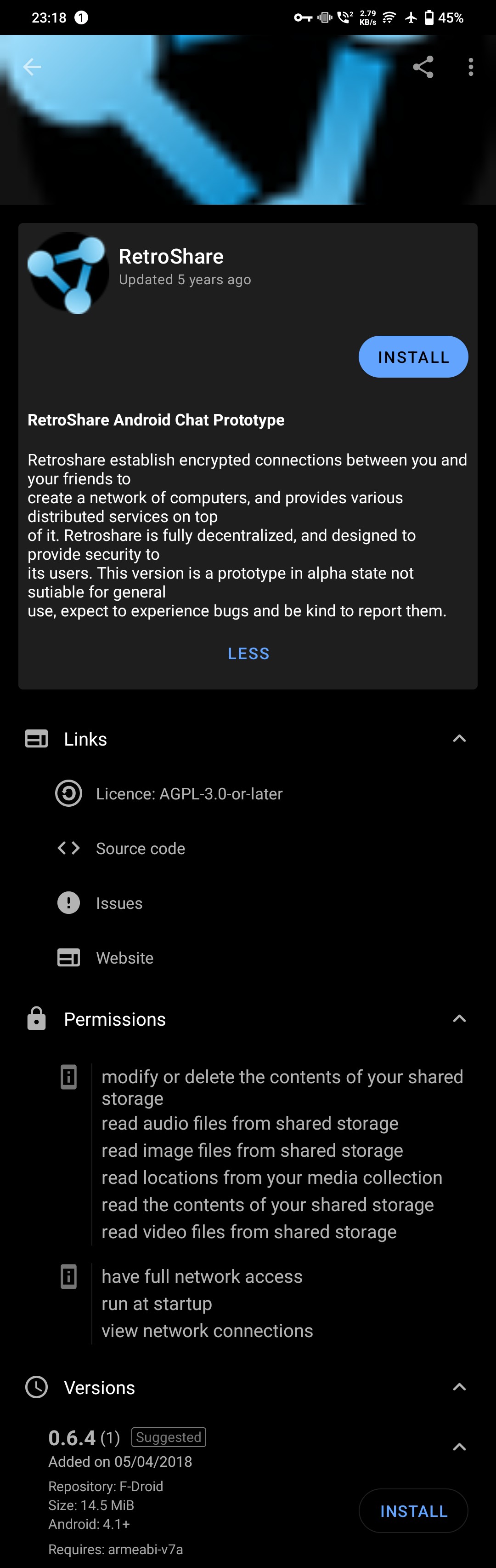 Retroshare Android Add screenshots to F-Droid · Issue #2692 · RetroShare/RetroShare · GitHub