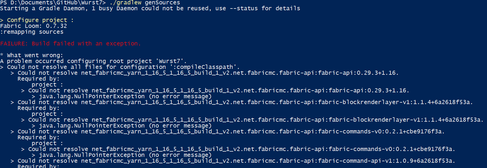 Yet another Gradle issue · Issue #407 · Wurst-Imperium/Wurst7 · GitHub