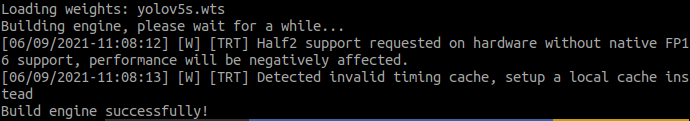 TRT engine always returns zero detections (yolov5s) · Issue #584 · wang ...