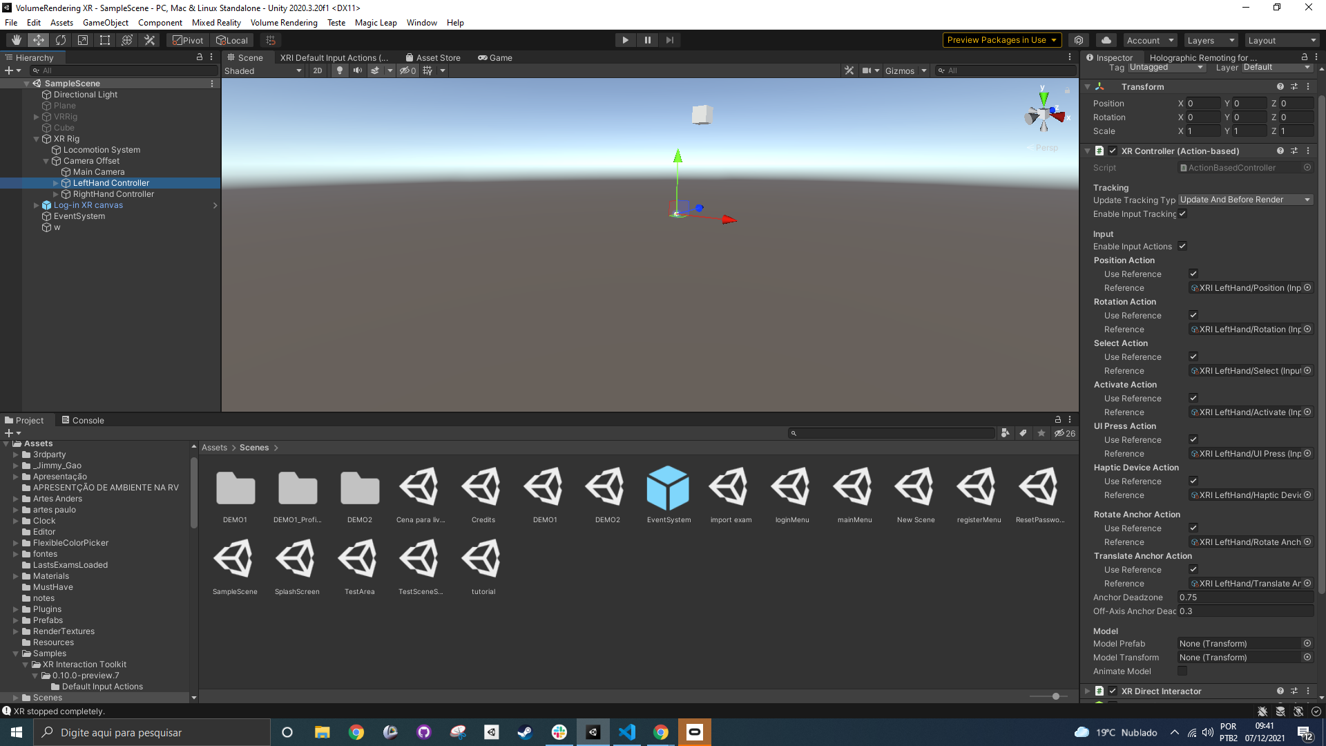 hand not rotating when using XR plug-in management · Issue #10352 ...