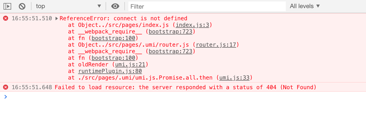 错误提示问题 · Issue #1614 · umijs/umi · GitHub