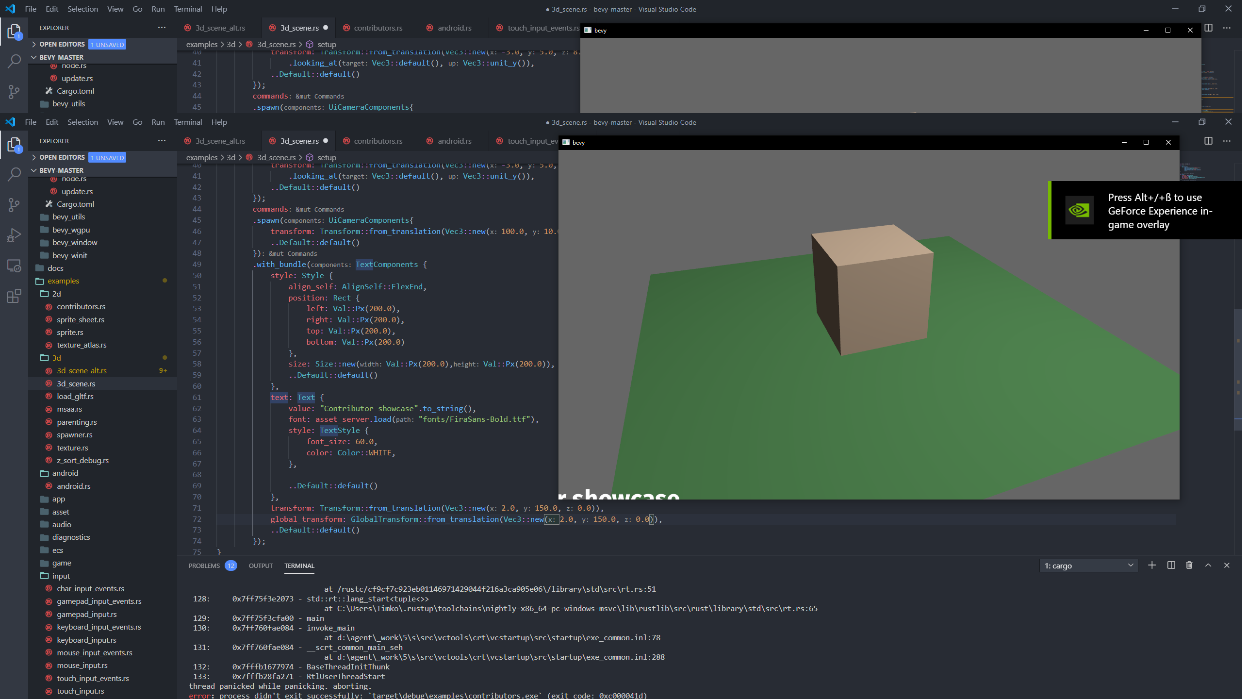 Text doesn't want to move even with transform · Issue #880 · bevyengine ...