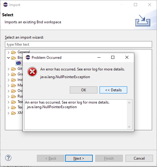 Incompatibility with Eclipse IDE 2020-09 · Issue #4330 · bndtools/bnd ...
