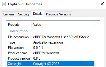 eBPF binary version metadata is inconsistent · Issue #2350 · microsoft ...