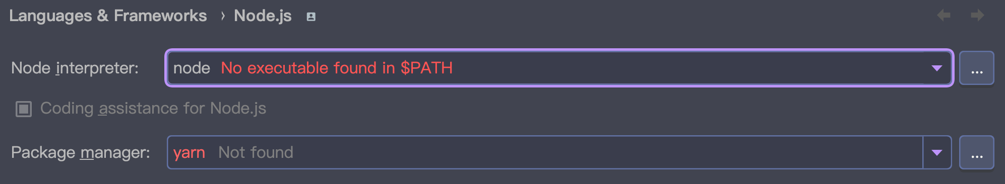 webstorm prompt no executable found in $PATH · Issue #253 · bchatard ...