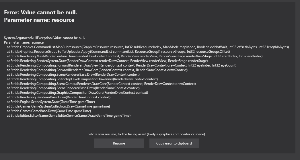 Editor/game crashes if scene includes model instancing, multiple ...