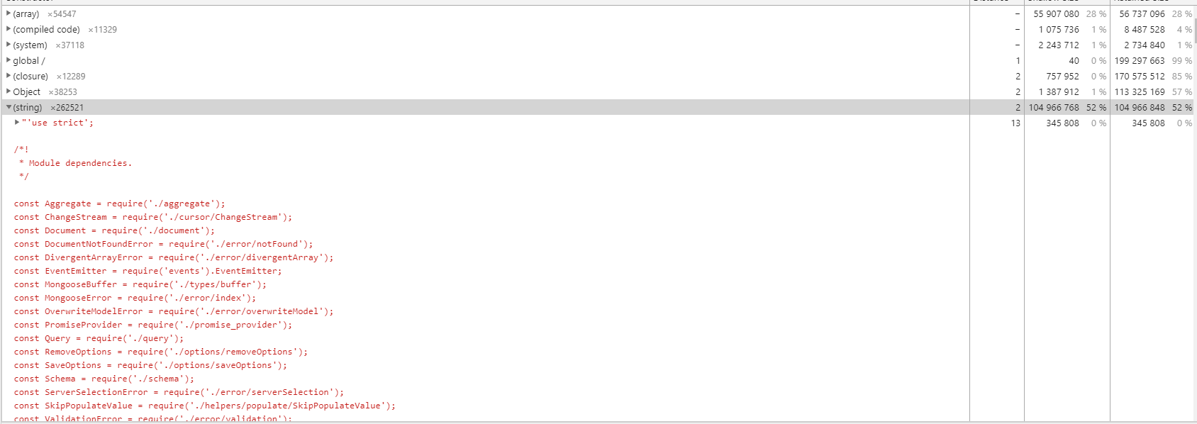 Memory issue in v5.9.16 · Issue #9087 · Automattic/mongoose · GitHub