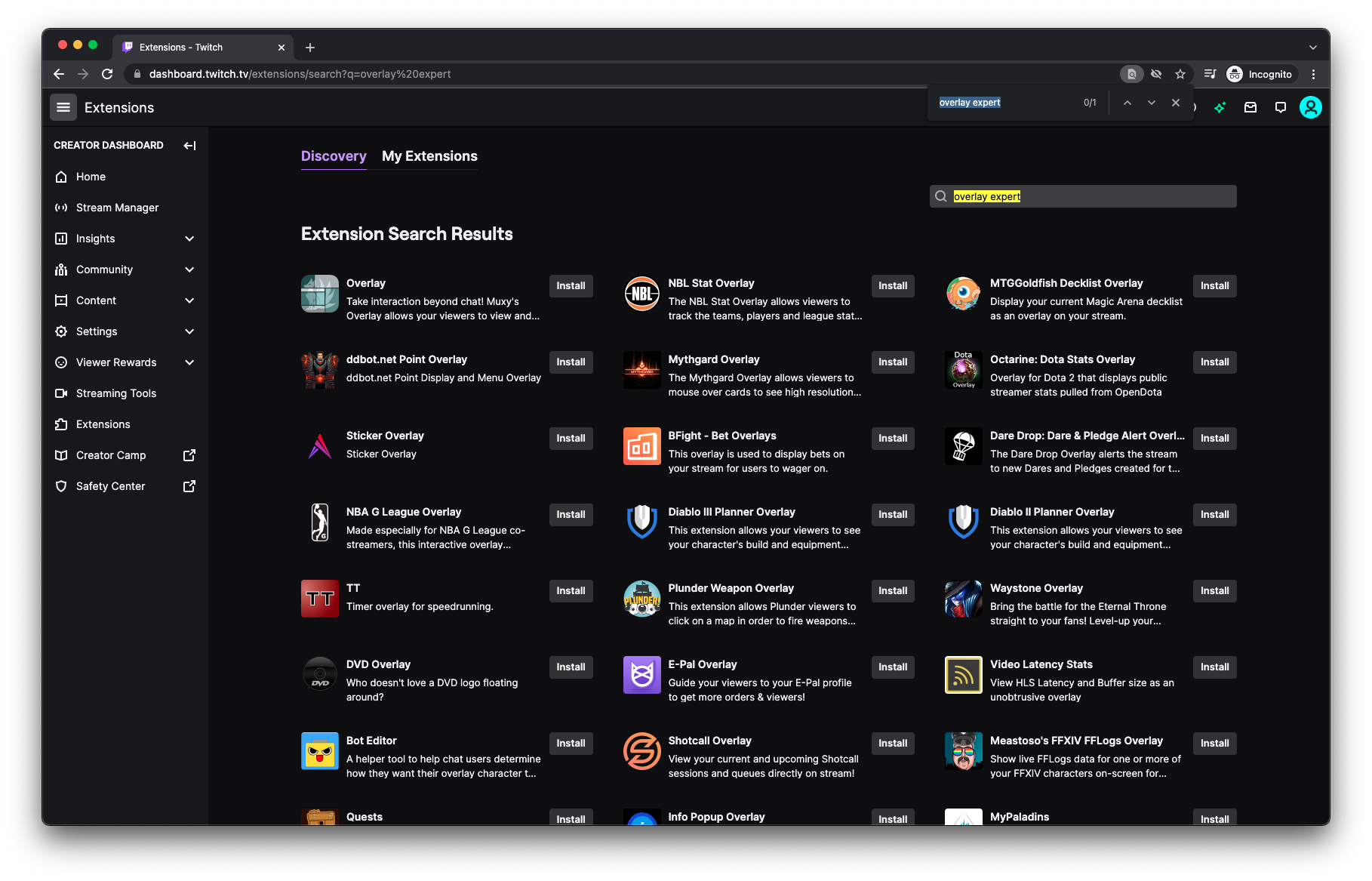 Extension discovery: Newly released extension does not appear in search ...