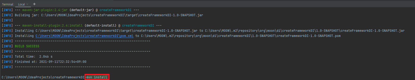 GitHub - JunYoungMoon/CreateDIFramework: 자바 내가만든 DI 프레임워크