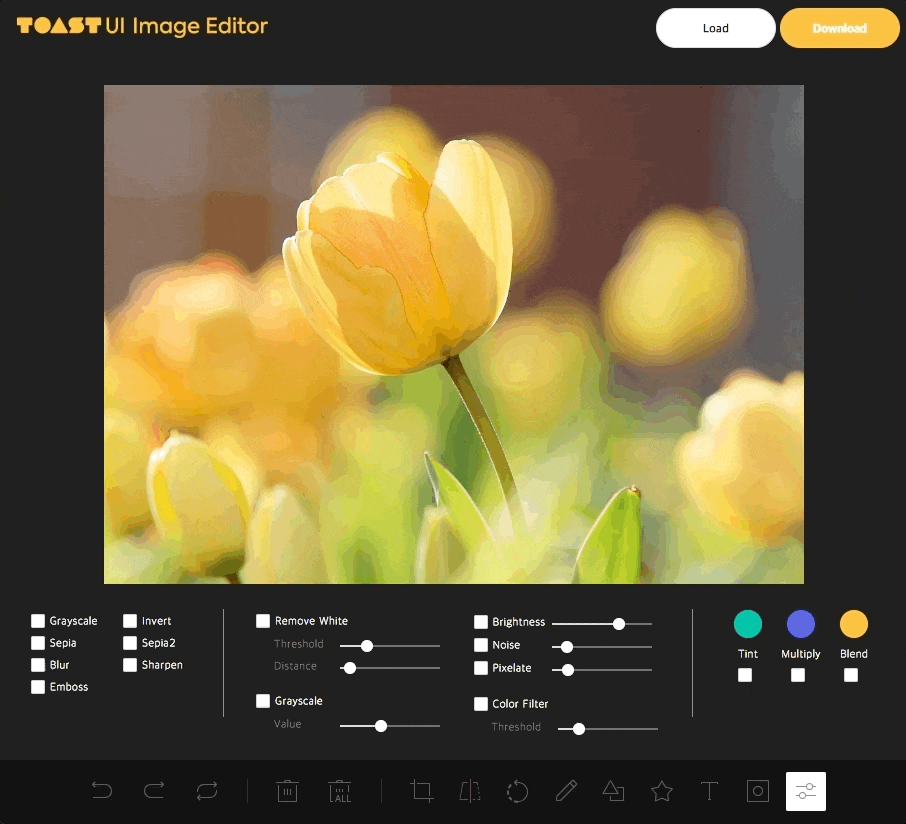 Canvas editor. Холст редактор. Toast UI. Image Editor. Редактор Toast UI Editor урок.