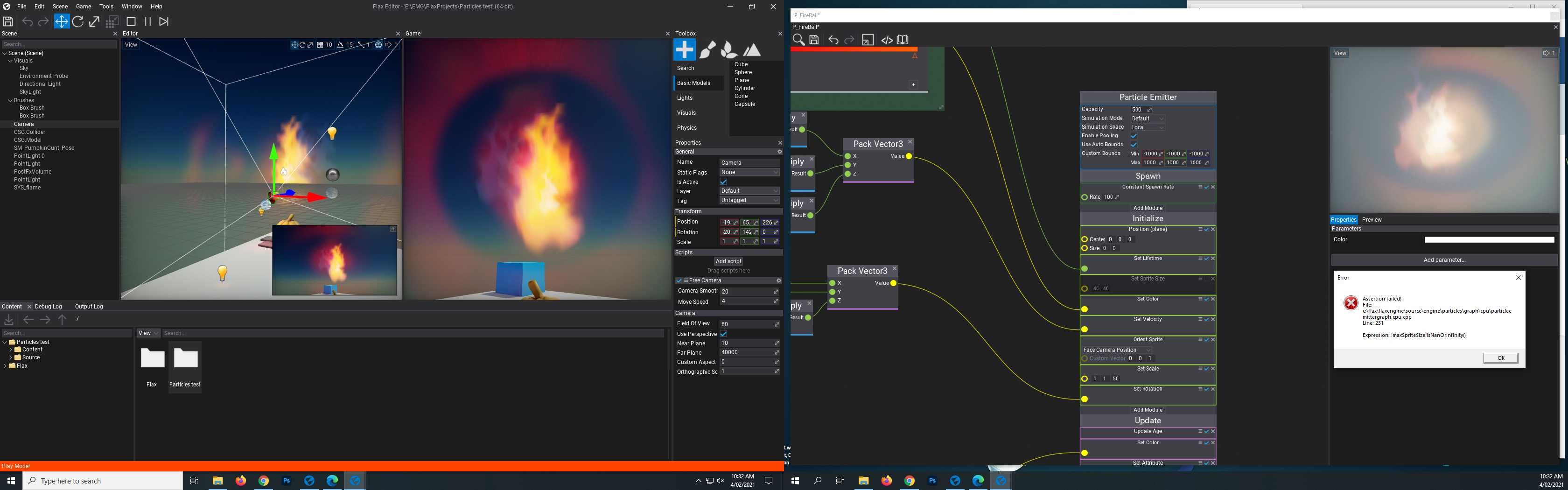 Particle system crash on MaxSpriteSize · Issue #205 · FlaxEngine ...