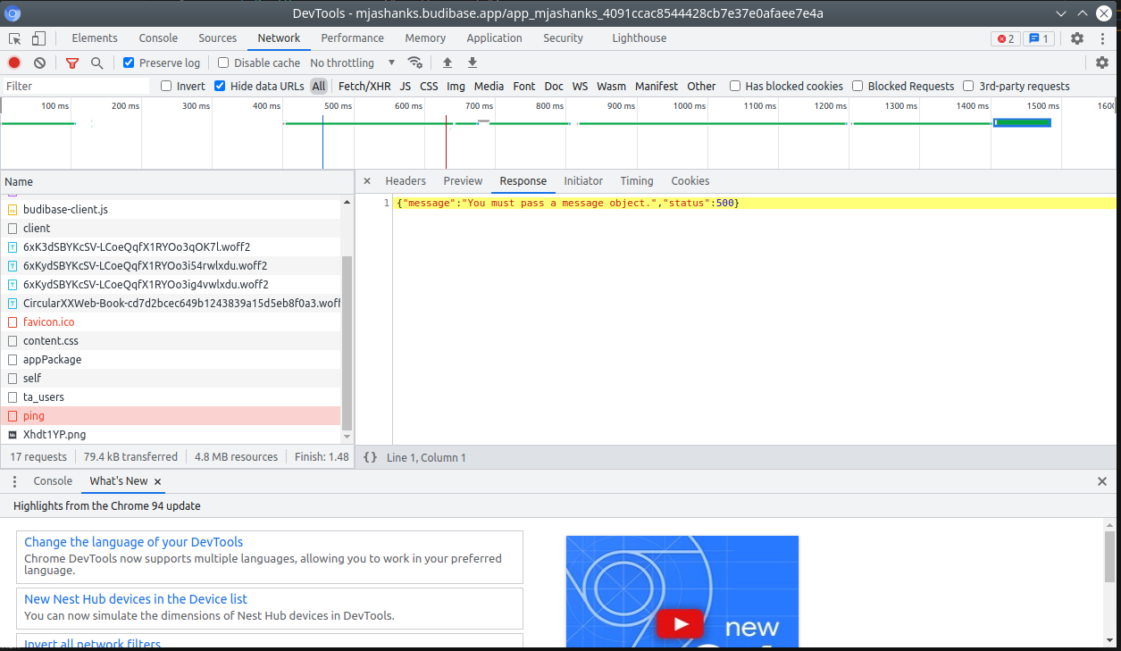 End user ping fails · Issue #2911 · Budibase/budibase · GitHub