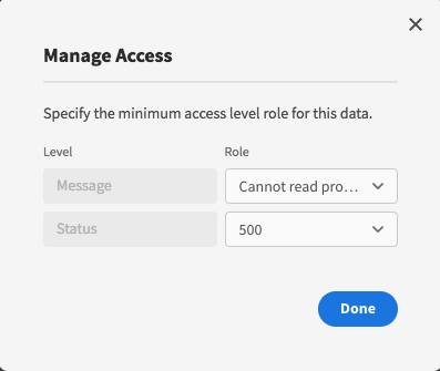 Set external table to