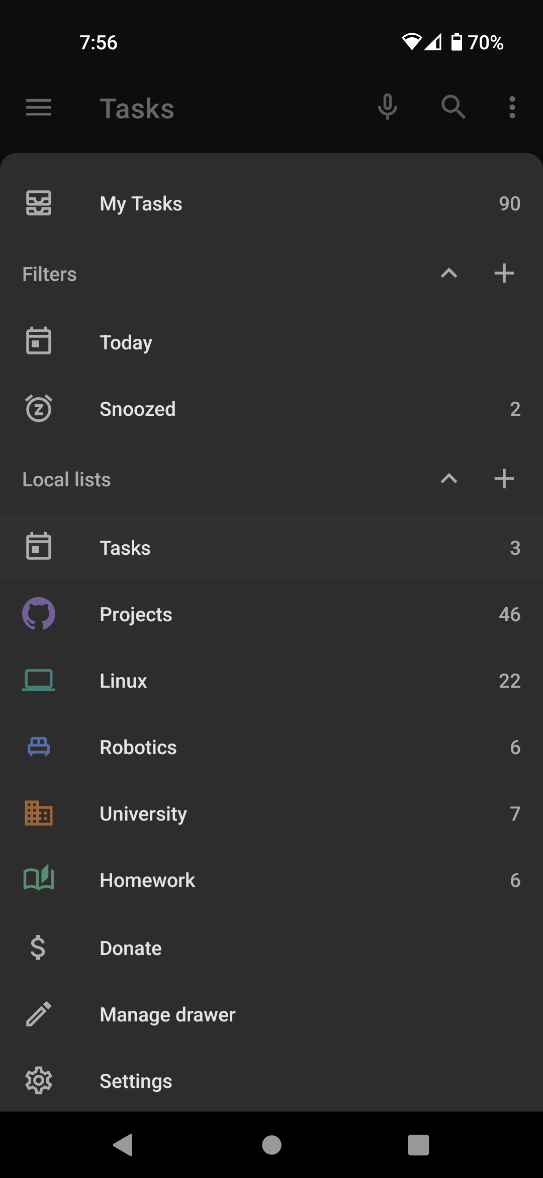 Task. Let Changing Menu Expand menu ever so slightly less when using top app bar · Issue #1841 ...