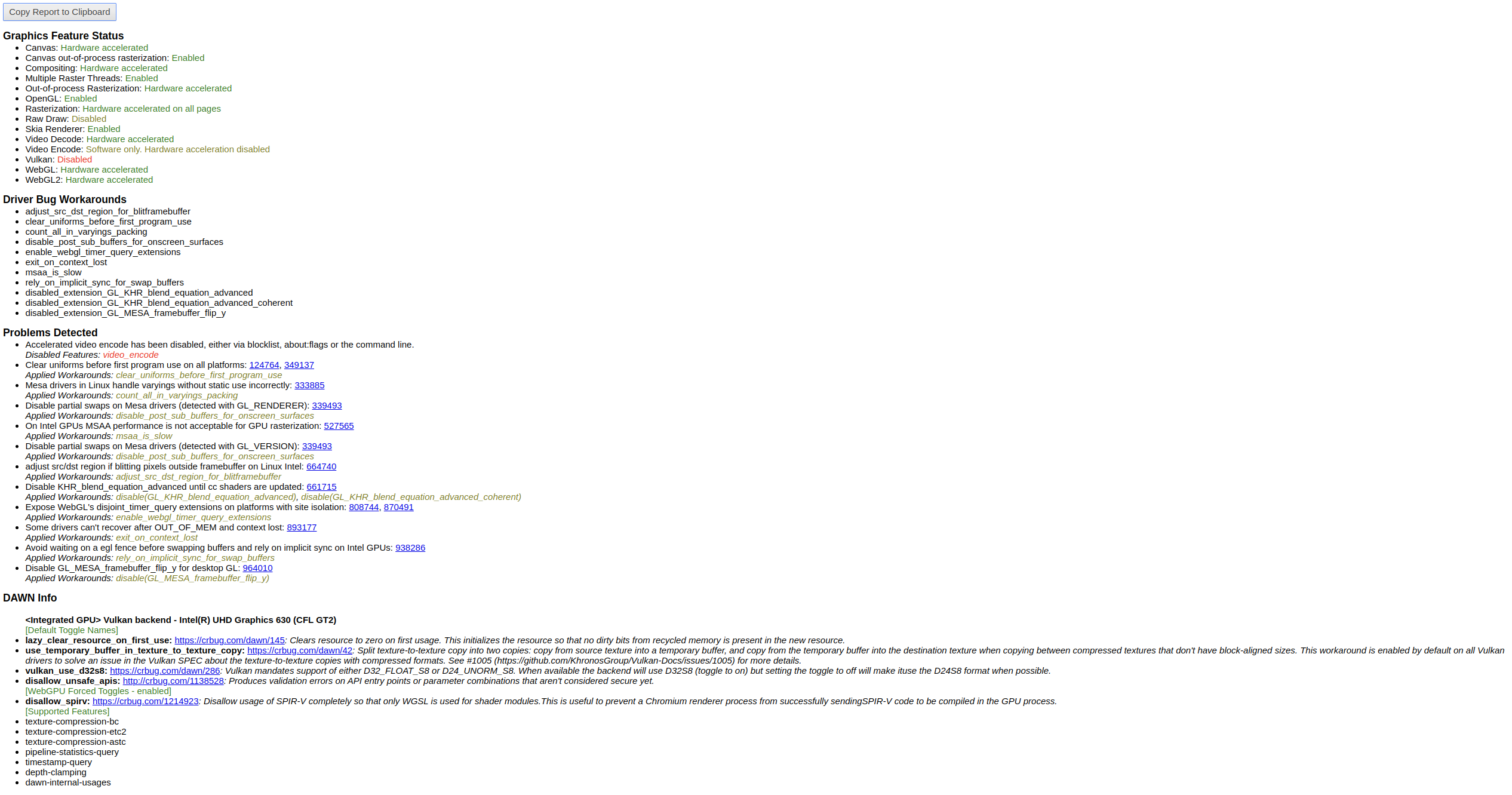 Missing Hardwareaccelerated video encode in Linux · Issue 19238