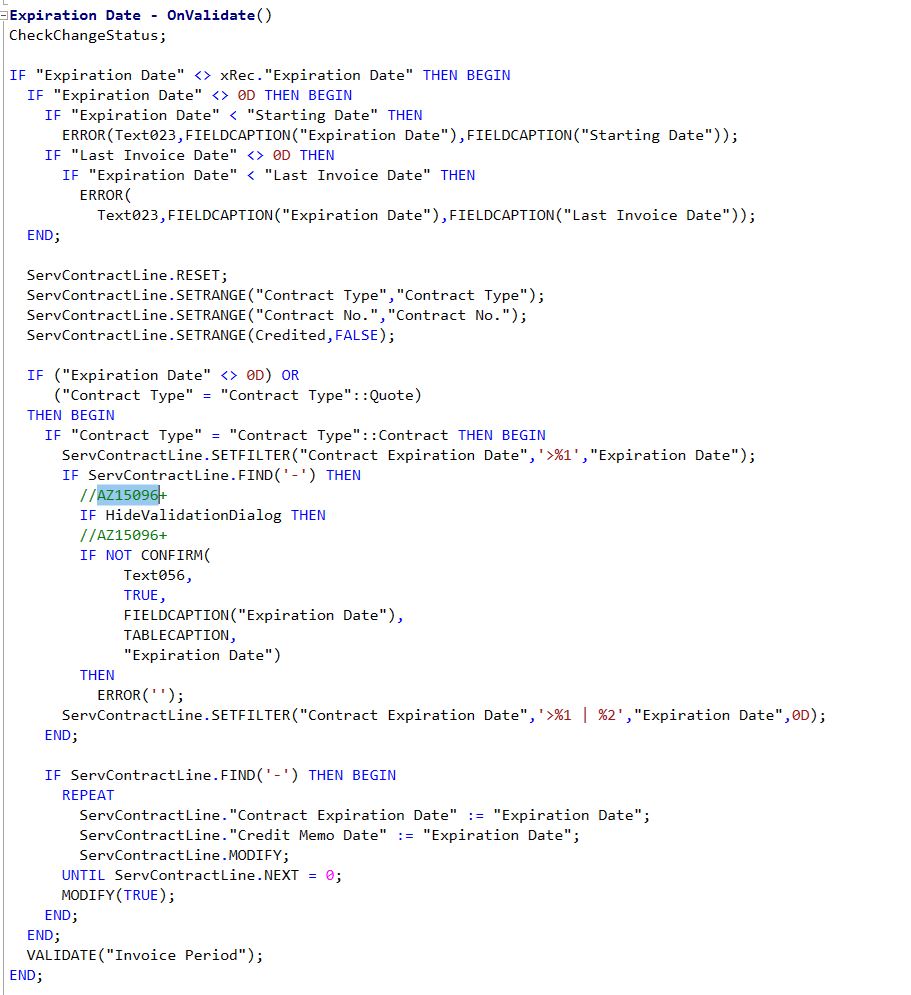 Check changestatus in Service Contract Header · Issue #4109 · microsoft ...