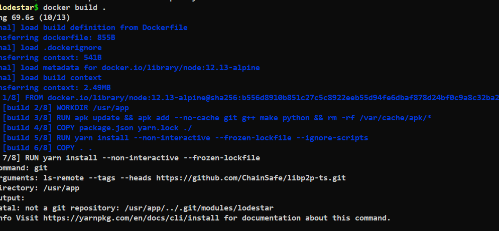 getGitData script may stop Docker build if broken git repo · Issue ...