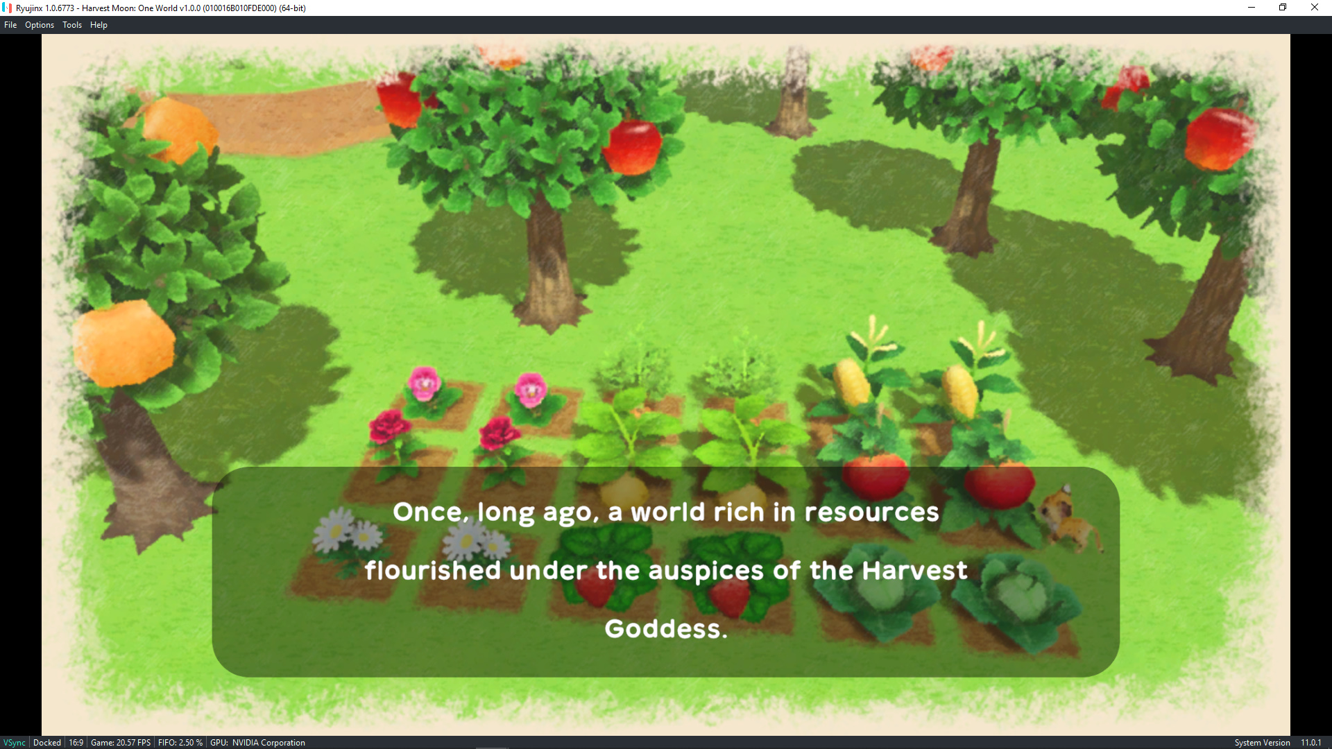 Harvest Moon One World 010016B010FDE00 · Issue 3423 · Ryujinx