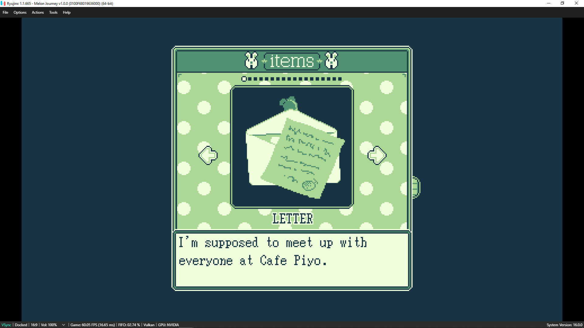 Melon Journey 0100F68019636000 · Issue 4502 · Ryujinx/RyujinxGames