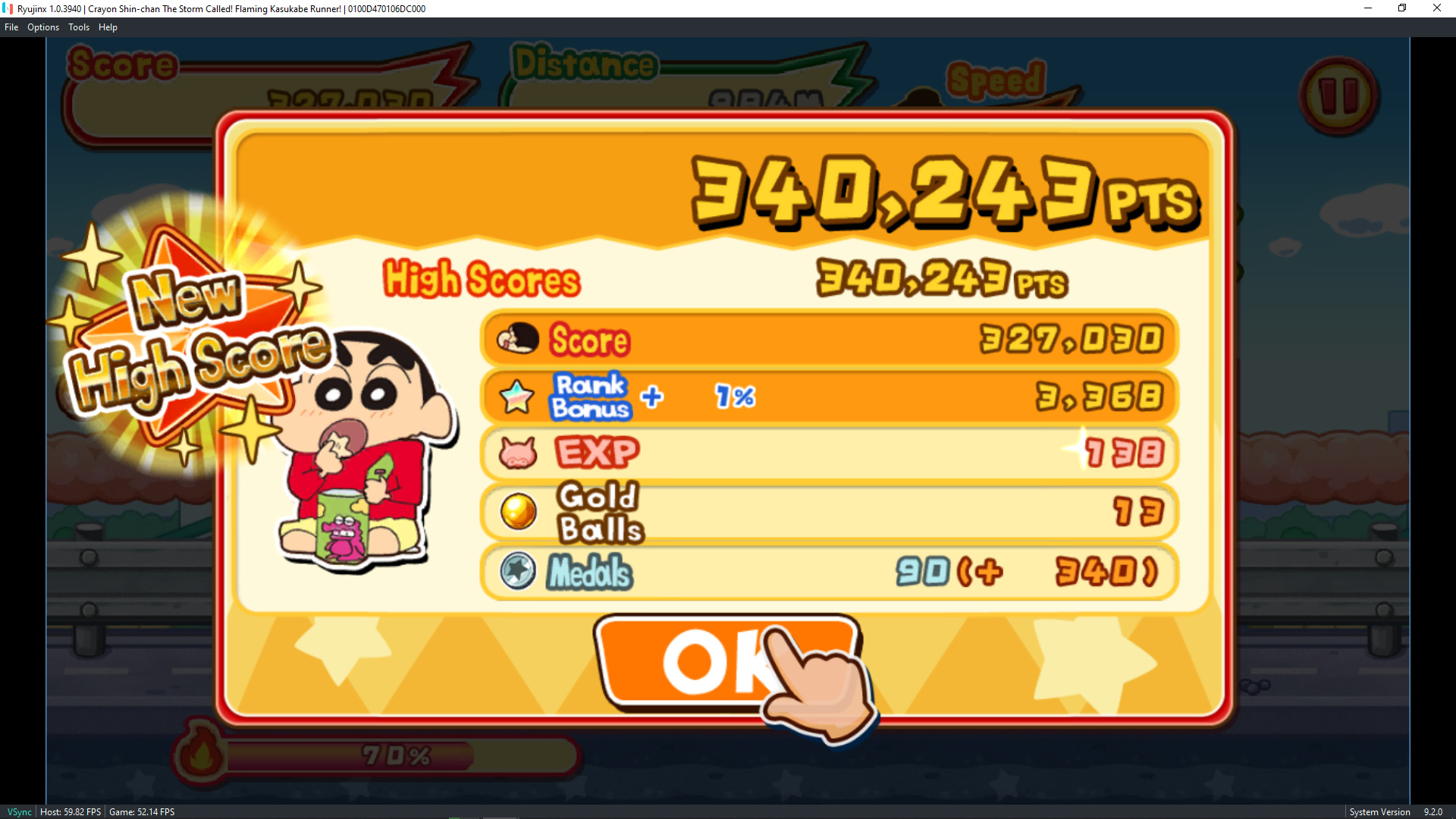 Crayon Shin-chan The Storm Called Flaming Kasukabe Runner