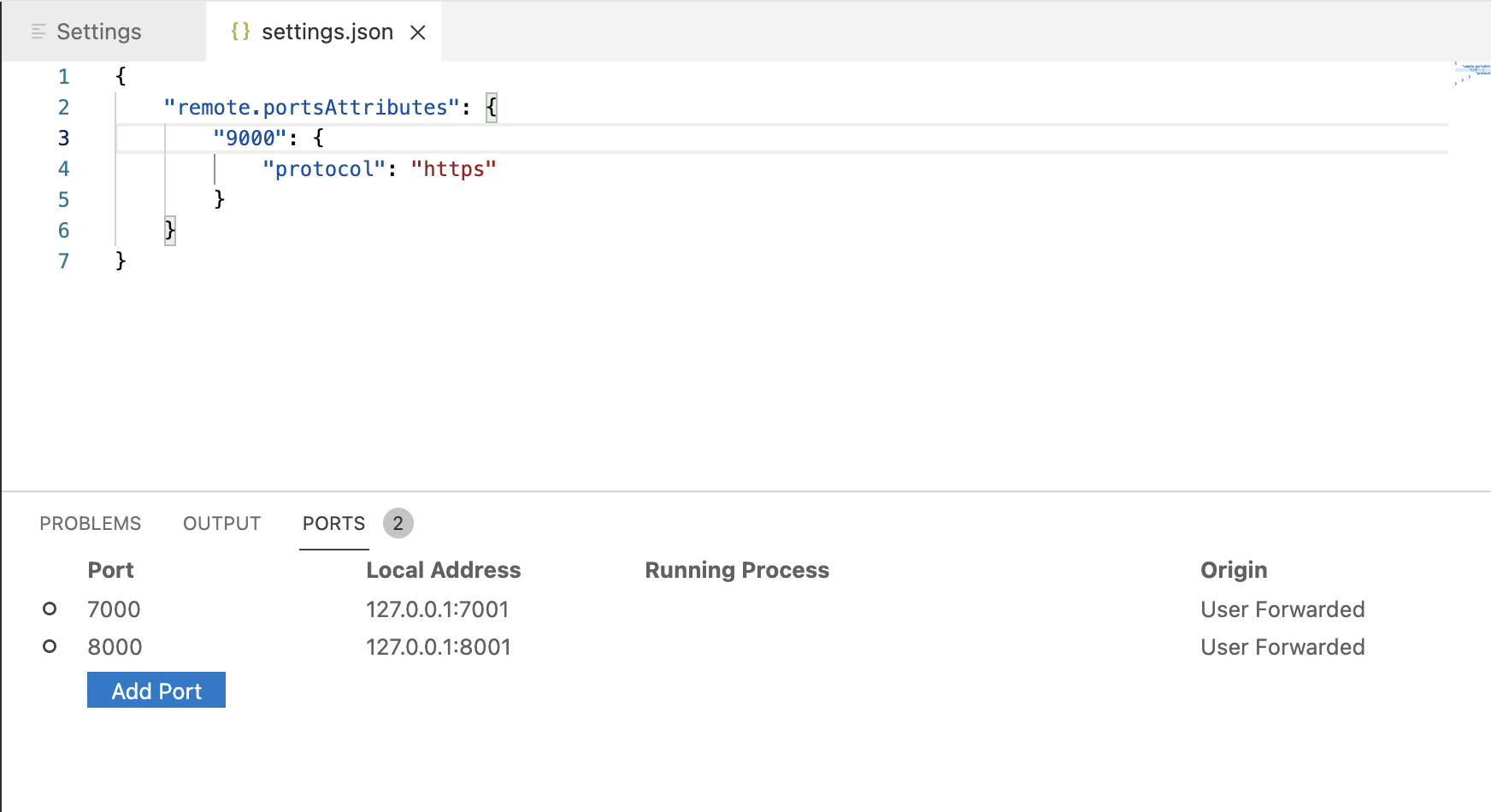 Updating machine settings does not update ports view · Issue #127579 ...